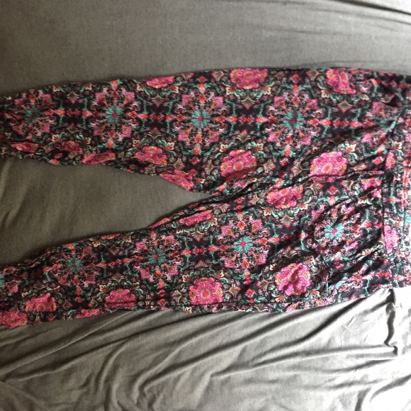 Floral printed multicolored joggers - Picture 1 of 1