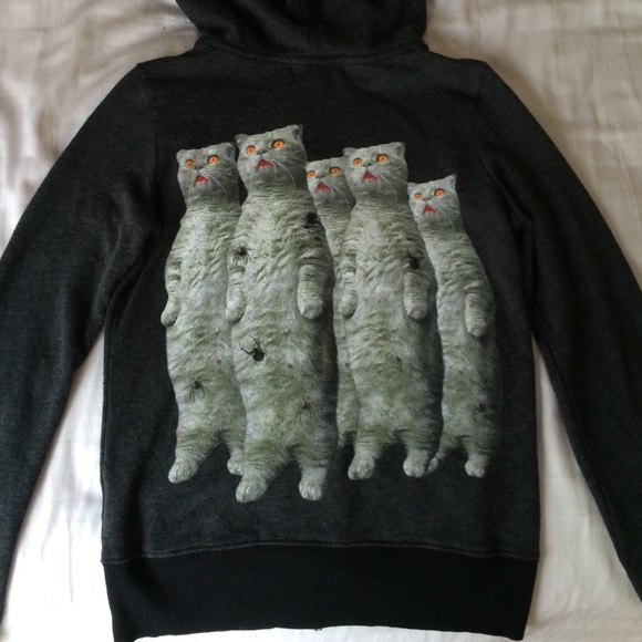 Wildfox zombie cats tracksuit jacket
