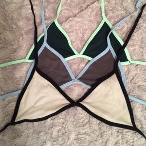 American Apparel bralettes