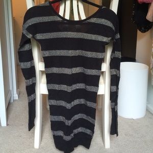 NWOT Shimmery striped sweater