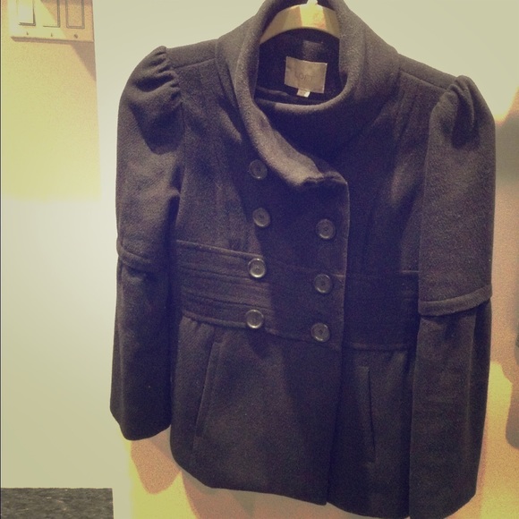 Black Winter Coat by LOFT