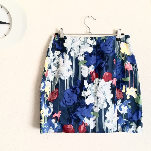 Kate Spade Saturday Oil Painting Skirt 0