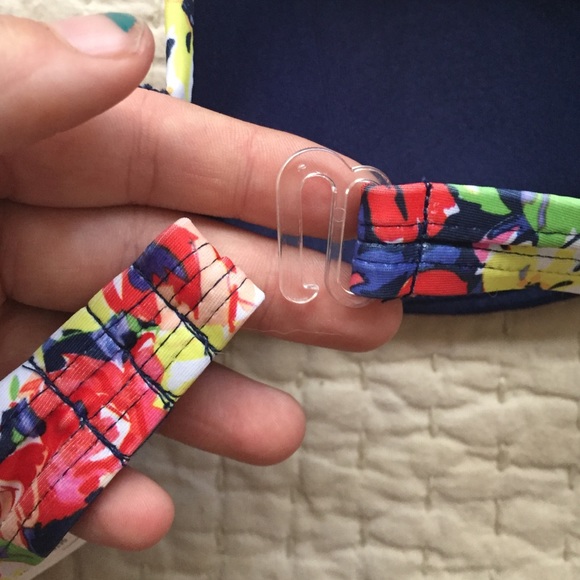 BNWT F21 Push Up Floral Bustier Swim Bikini Top - Picture 3 of 4