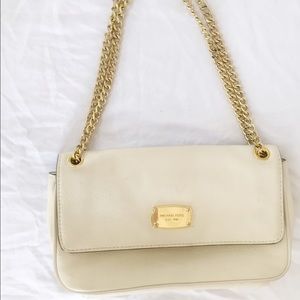 White leather Michael Kors purse