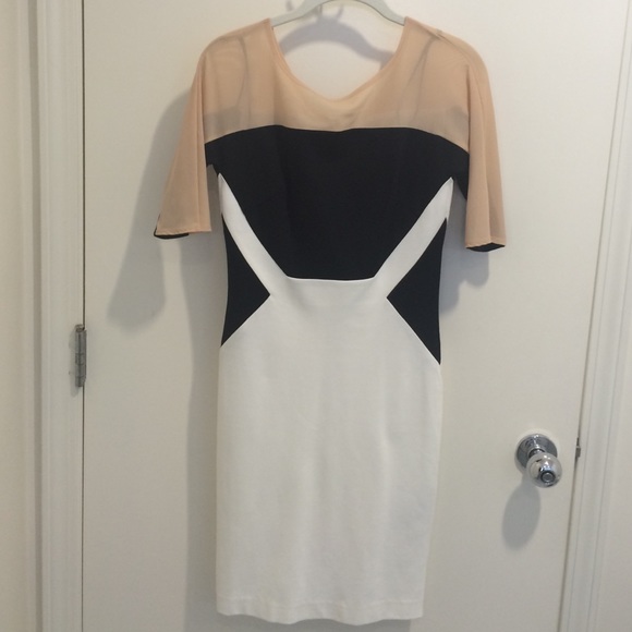 Tri-color bebe Dress NWT!!
