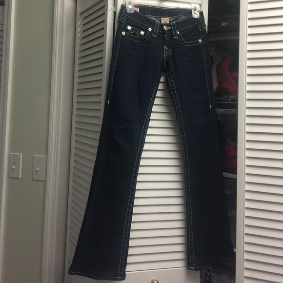 Excellent condition dark true religion jeans 24