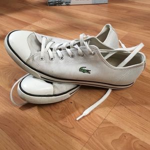 Men's White LaCoste Sneakers