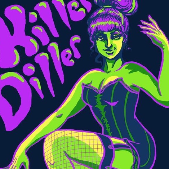 Killer Diller Pinup Art Print
