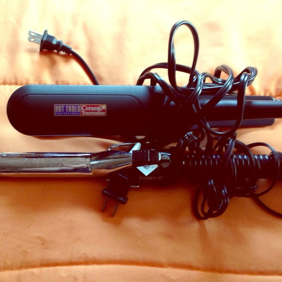 1 straightener 1 curler