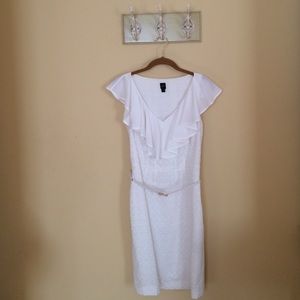 Practically new white eyelet dress!