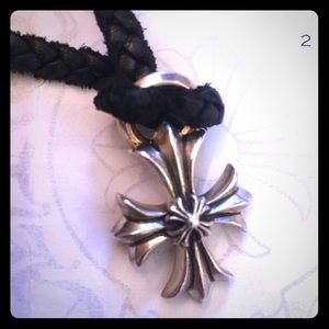 Chrome hearts cross pendant necklace