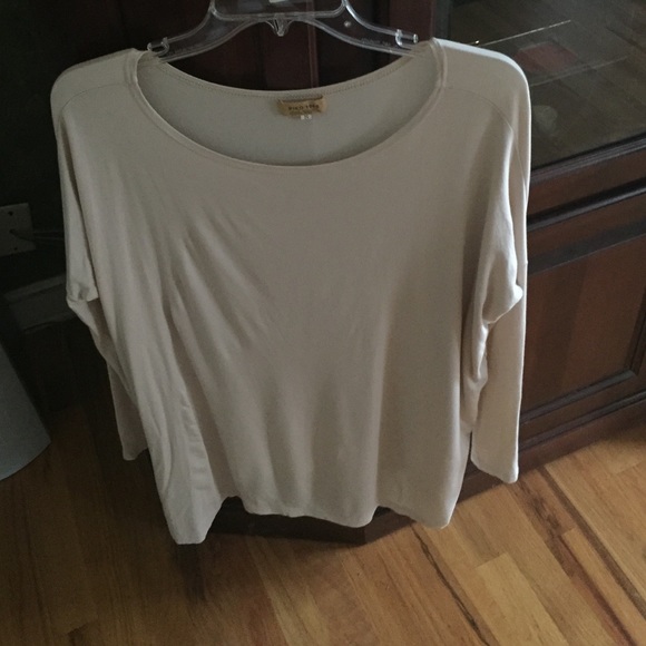 Cream Piko top