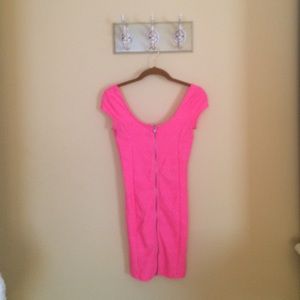 SOLD- Forever 21 hot pink mini dress!