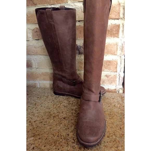 Cole Haan Nike Air Brown Riding Boots - Size: 5.5