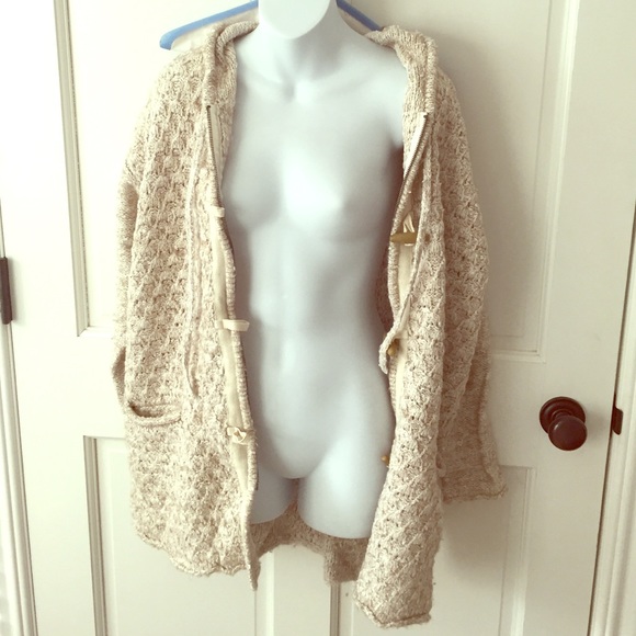 FREE PEOPLE toggle and zip up sweater. XS