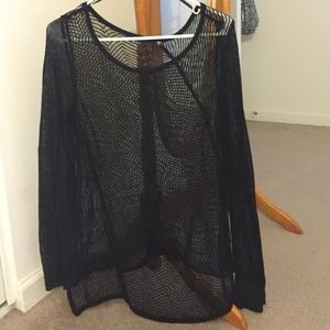 Guess open knit long sleeve