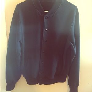 American Apparel Black Bomber Jacket