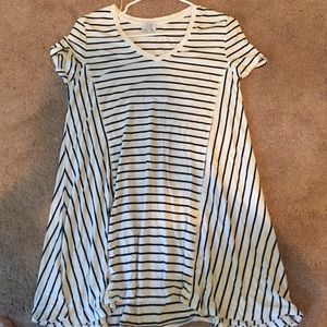Zara trapeze T-shirt dress