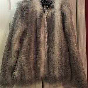 H & M Faux Fur Coat