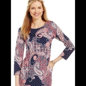 NWT super cute Charter Club paisley top.