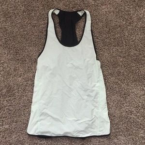 Lululemon mint and black tank!