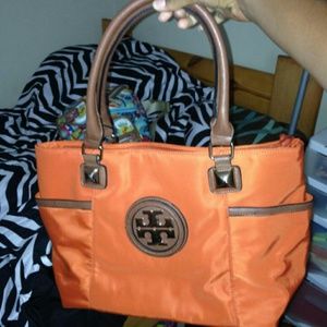 Orange Tory Burch Tote
