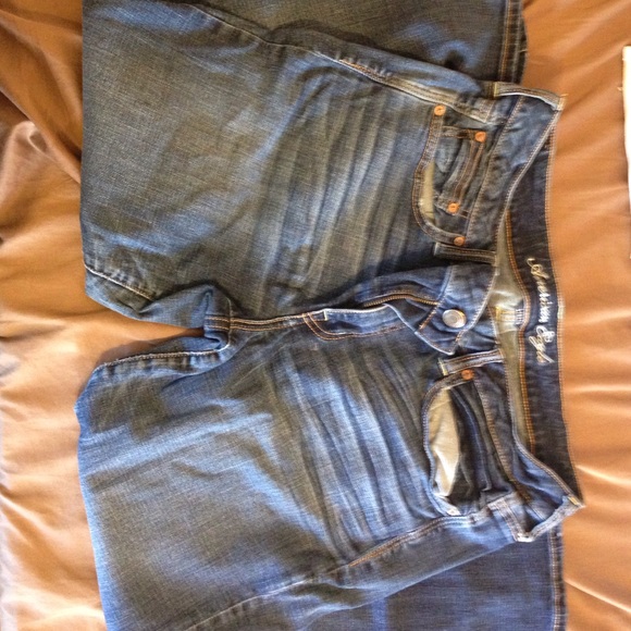 Boy Fit American Eagle Stretch Denim Capris