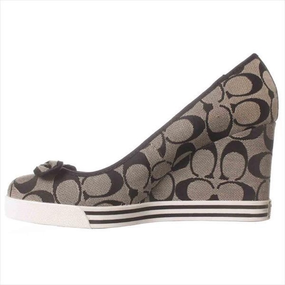 Coach Sweetie Wedge Brown 6.5 - 7