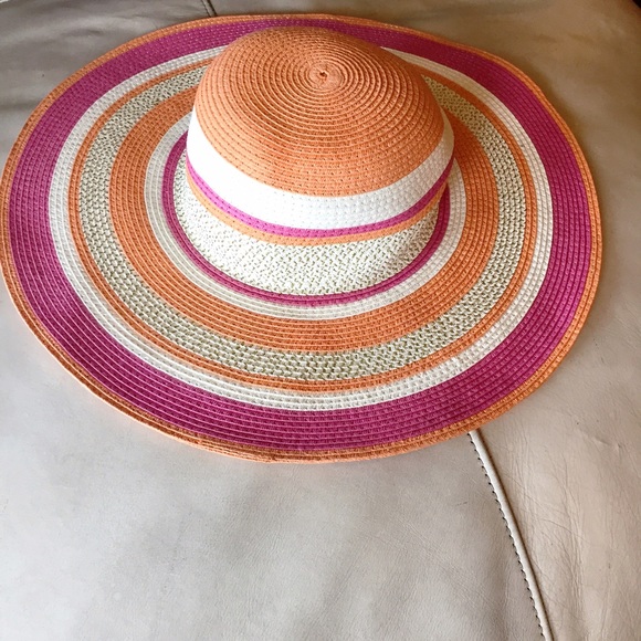 Coral Colored Sun Hat