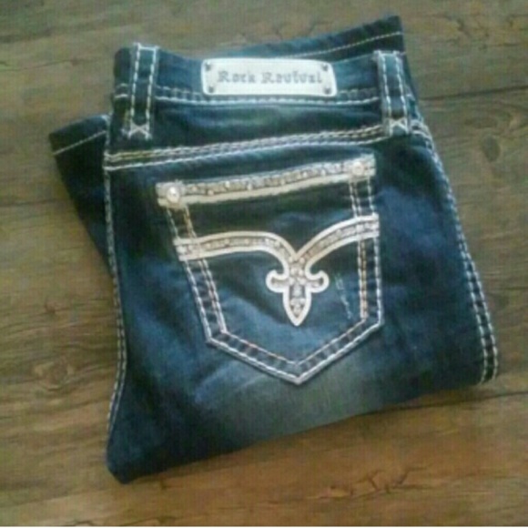 Rock revival sz31 Nancy easy bt jeans 29/30length