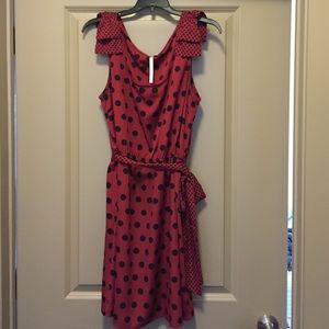LC Red n Blk Polka dot dress. Roadster Ready!