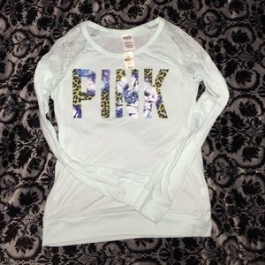 Adorable PINK cheetah/floral shirt nwt