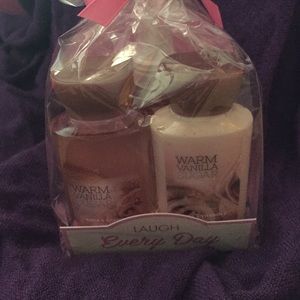 Warm vanilla sugar gift set
