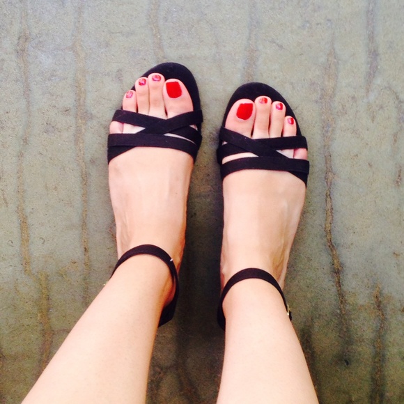 Black Espadrille Sandals