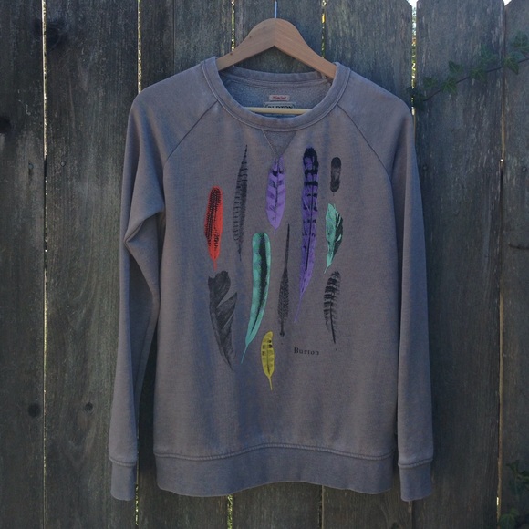 Grey Burton Sweatshirt XS