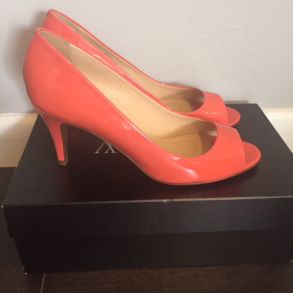 J.crew Drea Patent peep-toe pumps