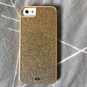 Case•Mate iPhone Gold Sparkle Case