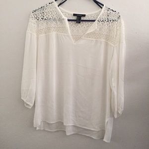 Forever21 white blouse
