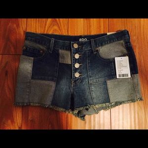 BDG Patchwork Shorts. NWT