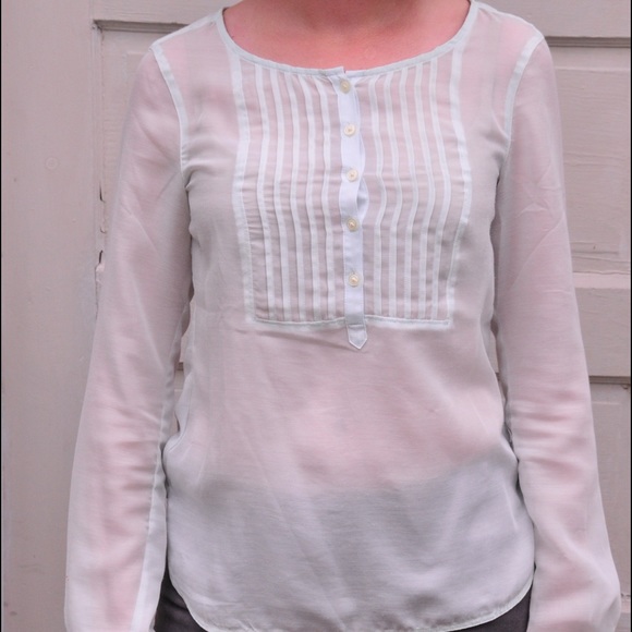 LOFT sea blue top