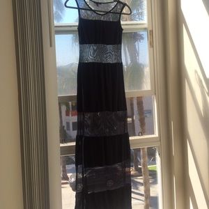 ✨Blocked Black Festival Maxi Dress