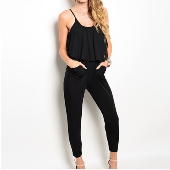 Cute Black Jumpsuit S, M, L