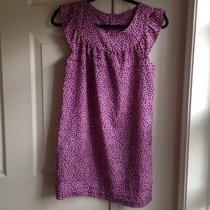 Purple and orange light weight dress