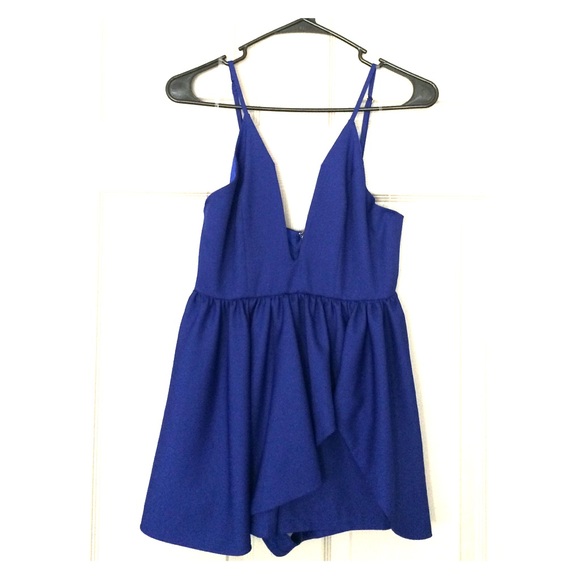 Royal Blue Mini Romper