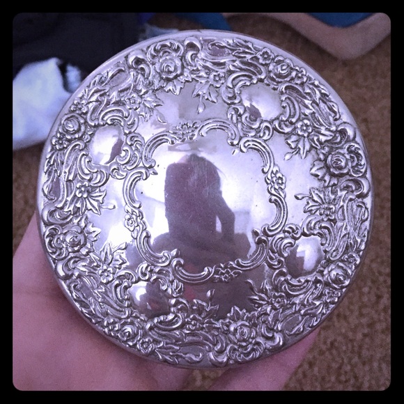 Antique hand mirror