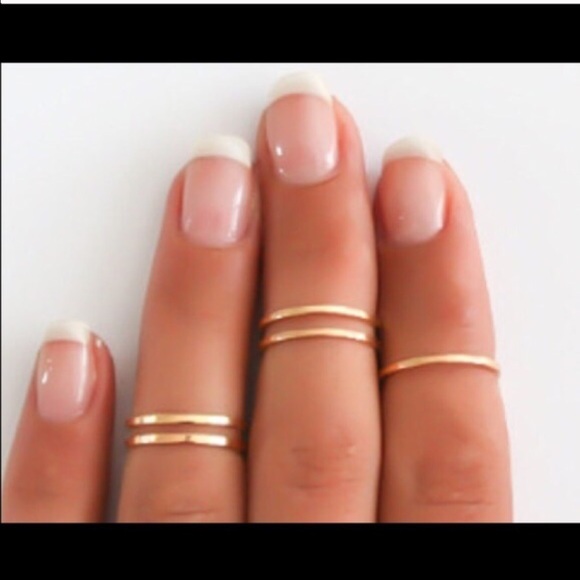14K Gold Plated Midi Rings ✨
