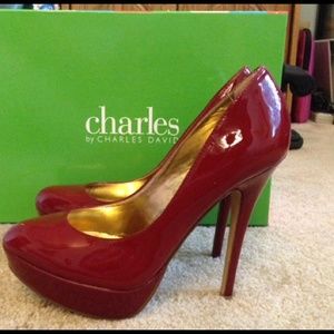 Charles by Charles David Red Pumps