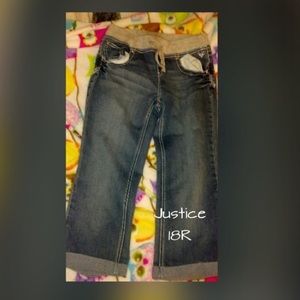 Justice 18R girls capris