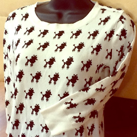 Poodle Sweater! EUC