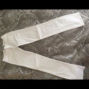 American eagle white straight leg pants